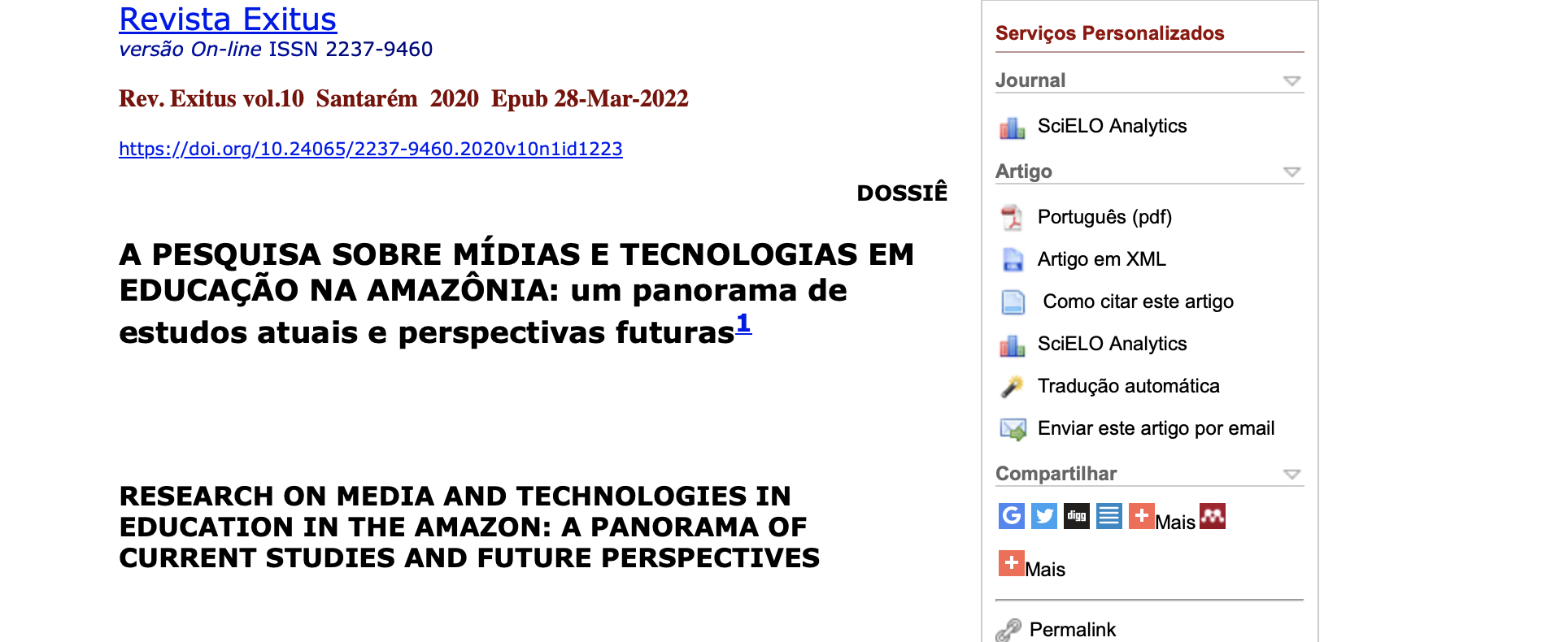 TICs e mídias na Região Norte