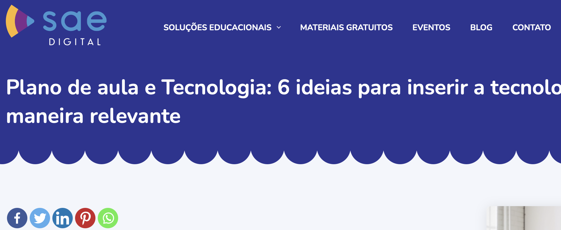 Plano de aula e Tecnologia